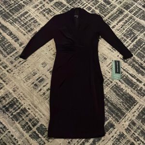 NWT Jones Wear Dress Purple Midi Dress